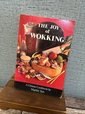 Vintage The Joy of Wokking Chinese Cookbook Martin Yan Paperback 1982